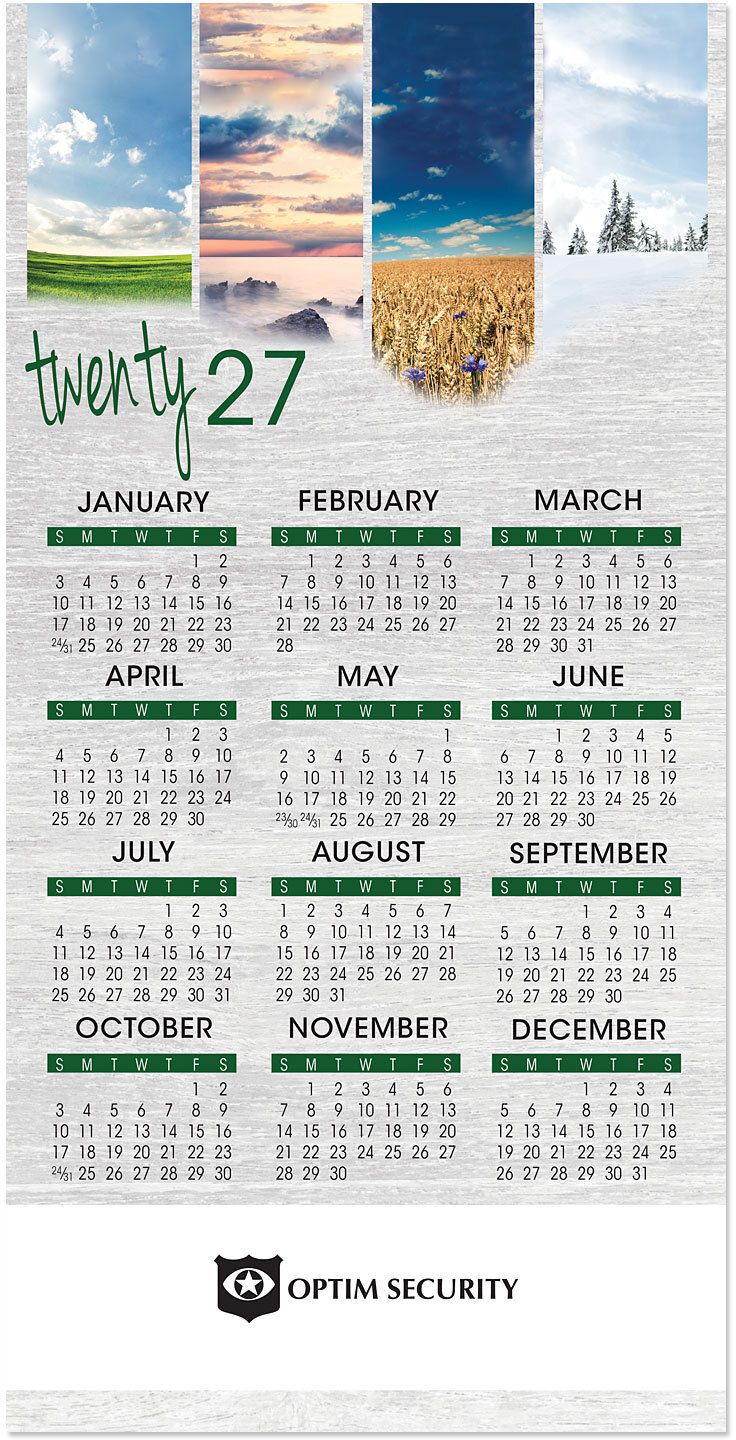 FOUR SEASONS HOLLY CARD TO CALENDAR 6