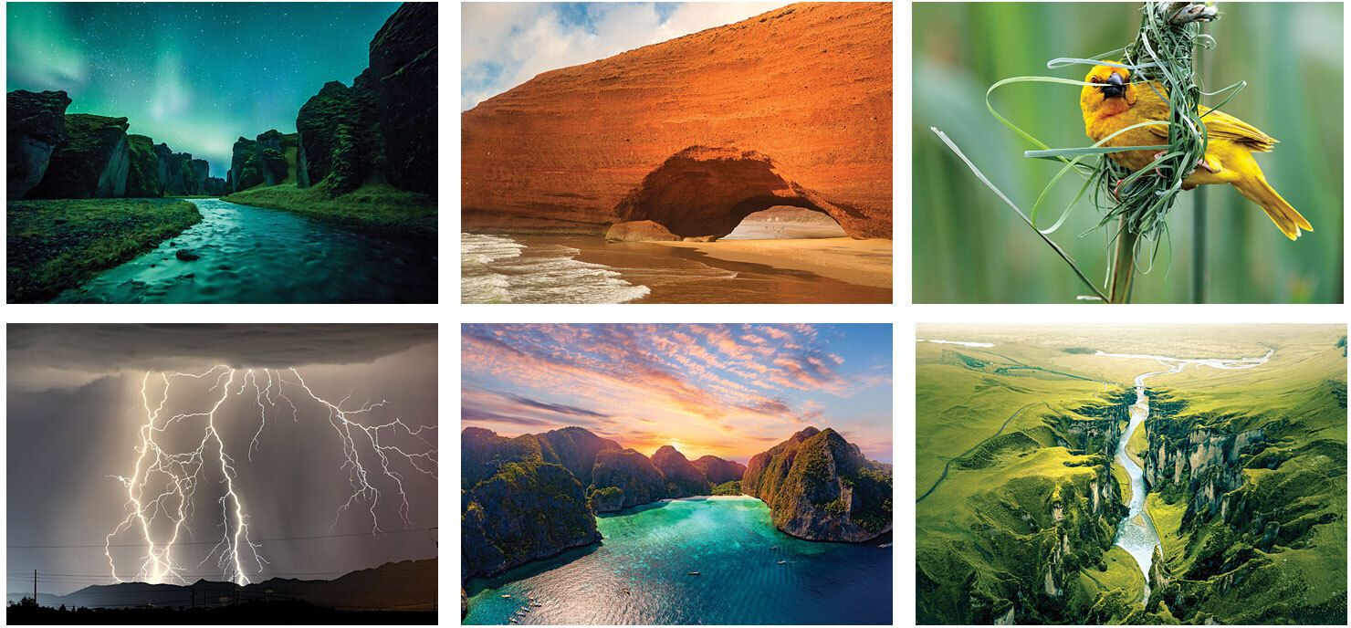 AMAZING NATURE SPIRAL WALL CALENDAR 13