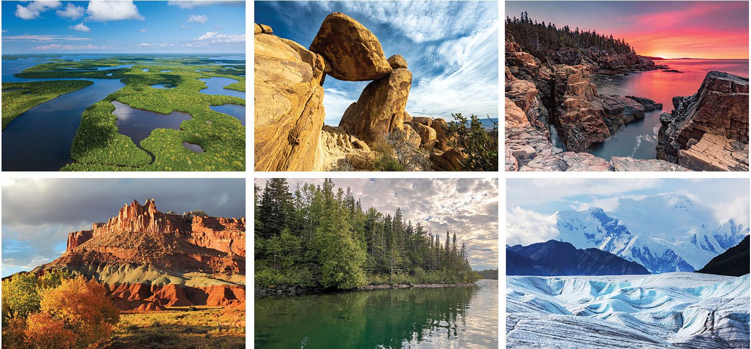 FULL COLOR NATIONAL PARKS DESK CALENDAR 7