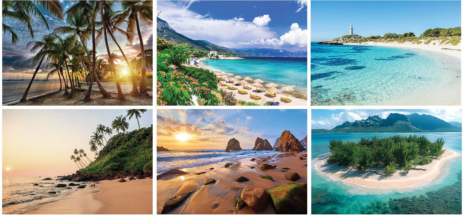 BEACHES DESK CALENDAR 8