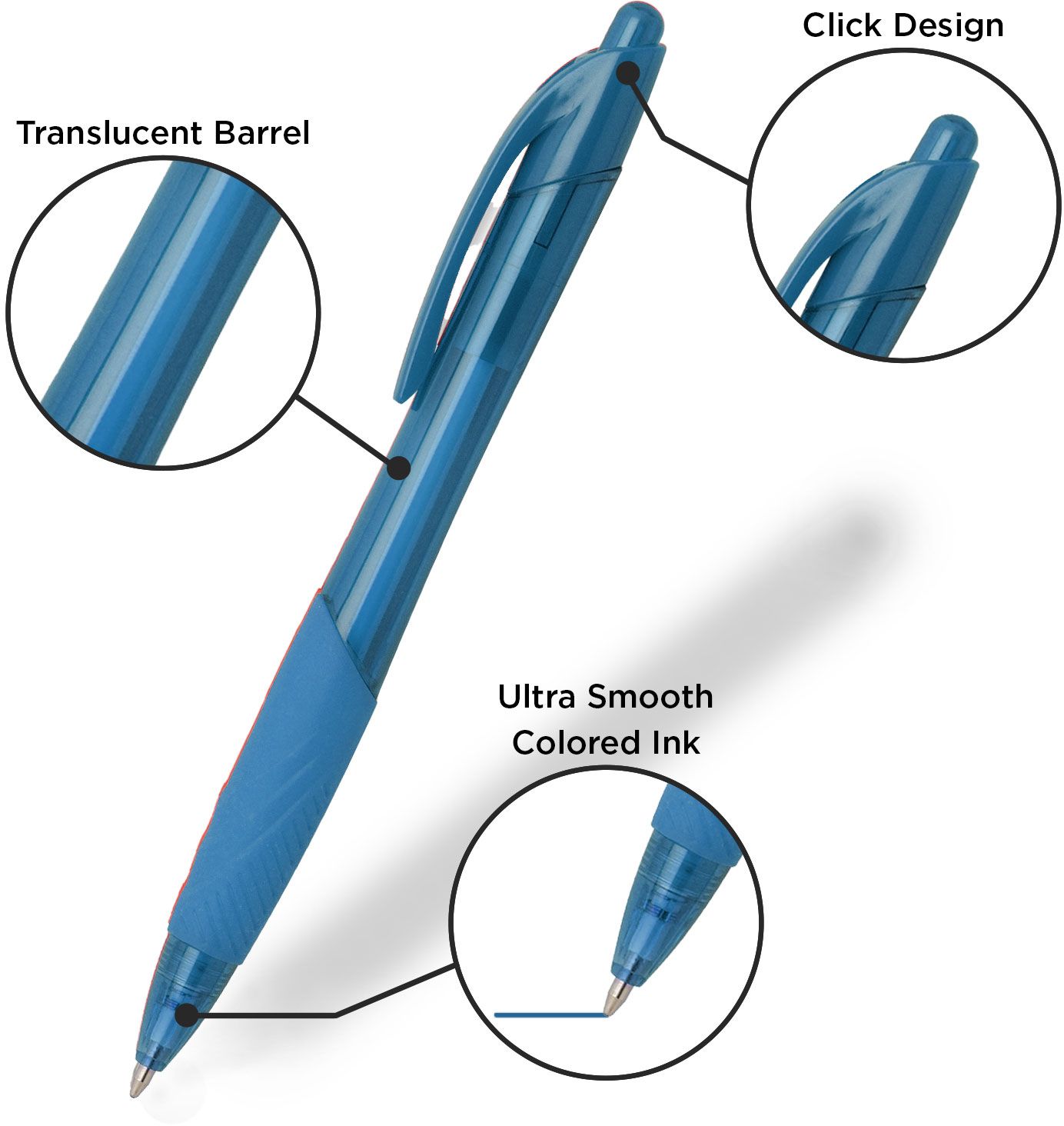 SUNJOY ACCENT COLORED INK PEN 8