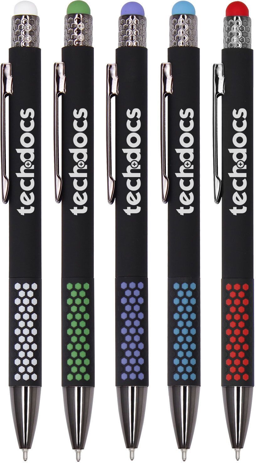 HONEYCOMB STYLUS GEL PEN 8