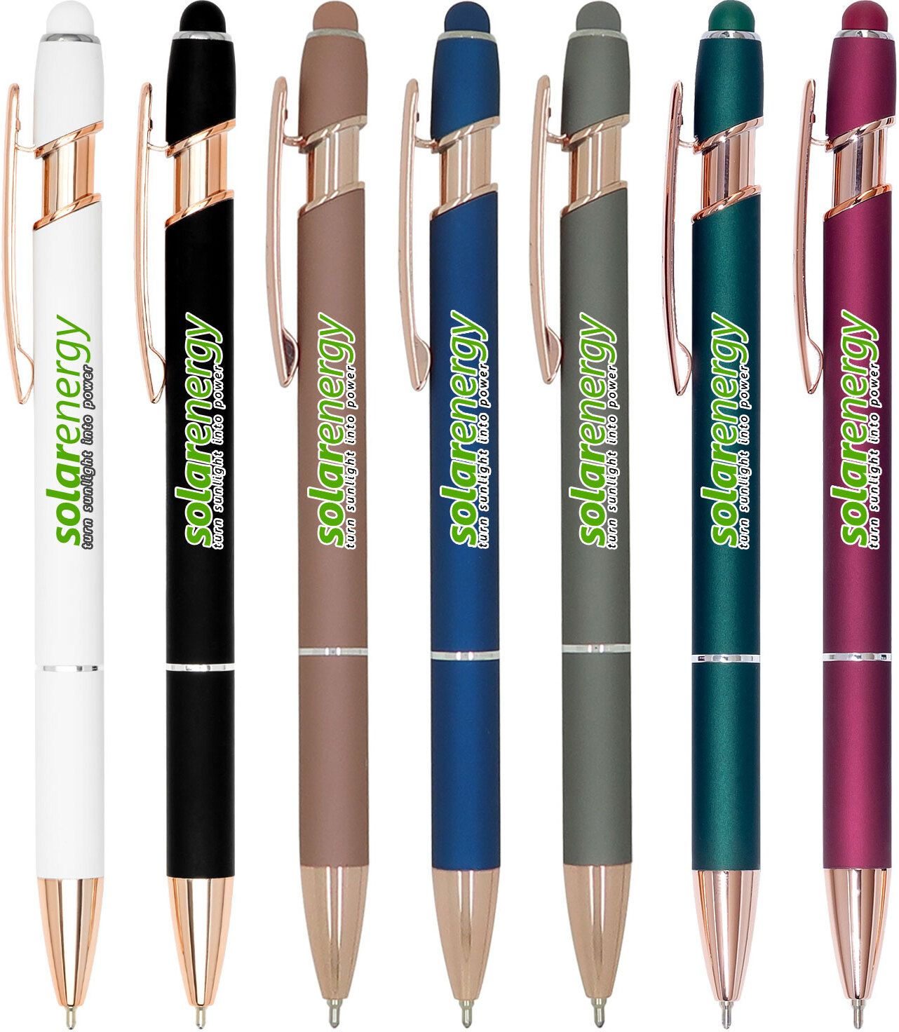 FULL COLOR ULTIMA ROSE GOLD STYLUS PEN 11