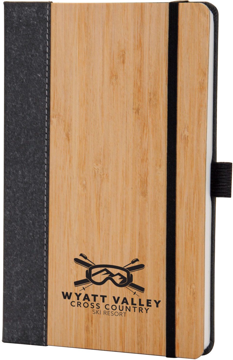 SARATOGA HORIZON BAMBOO & LEATHER JOURNAL 5