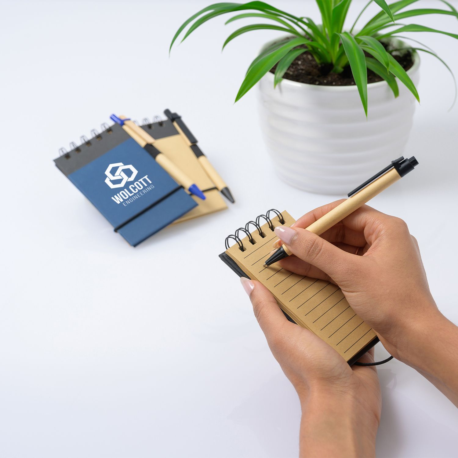 KRAFT JOTTER WITH ECO PEN 6