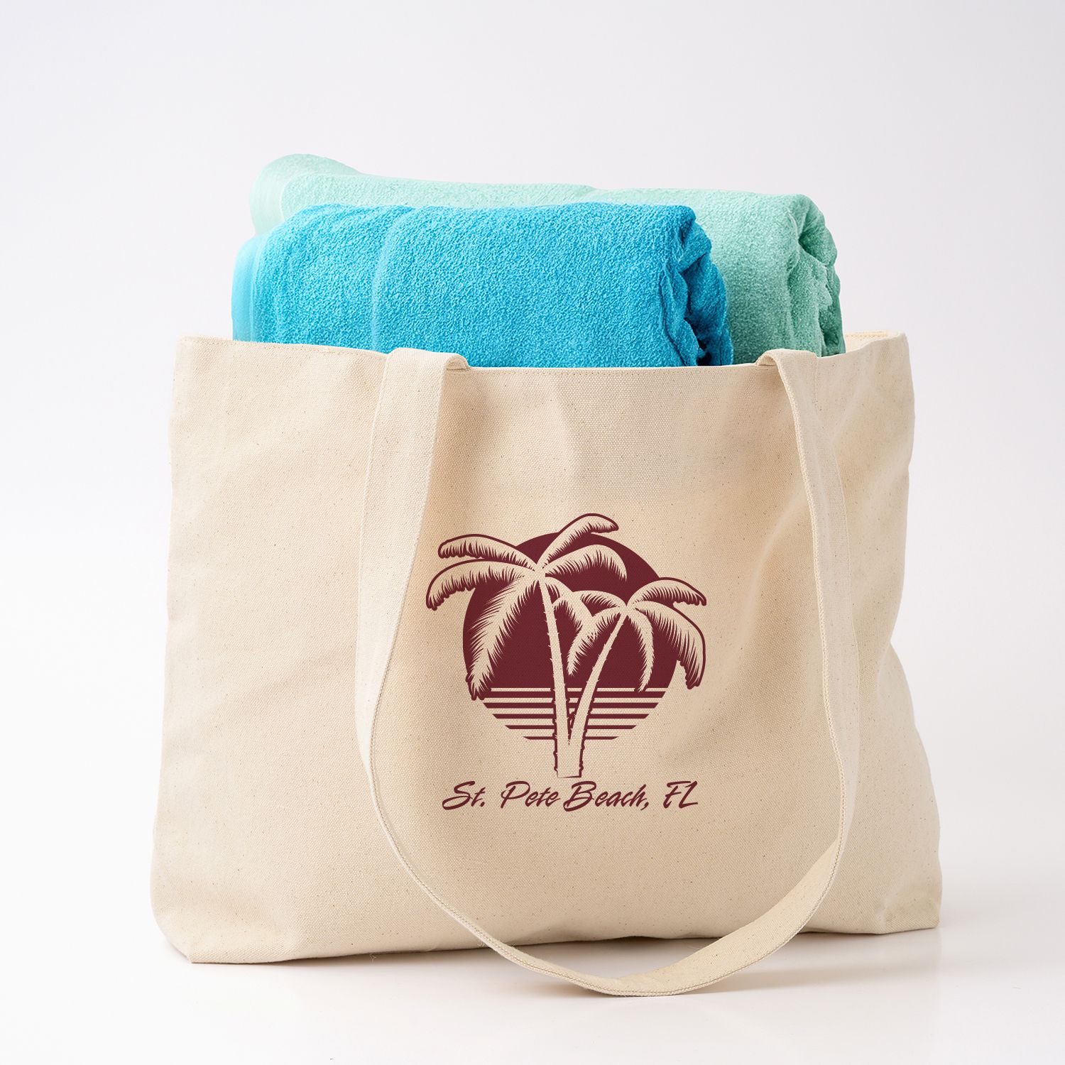 ZIPPERED COTTON CANVAS TOTE 12 OZ 3
