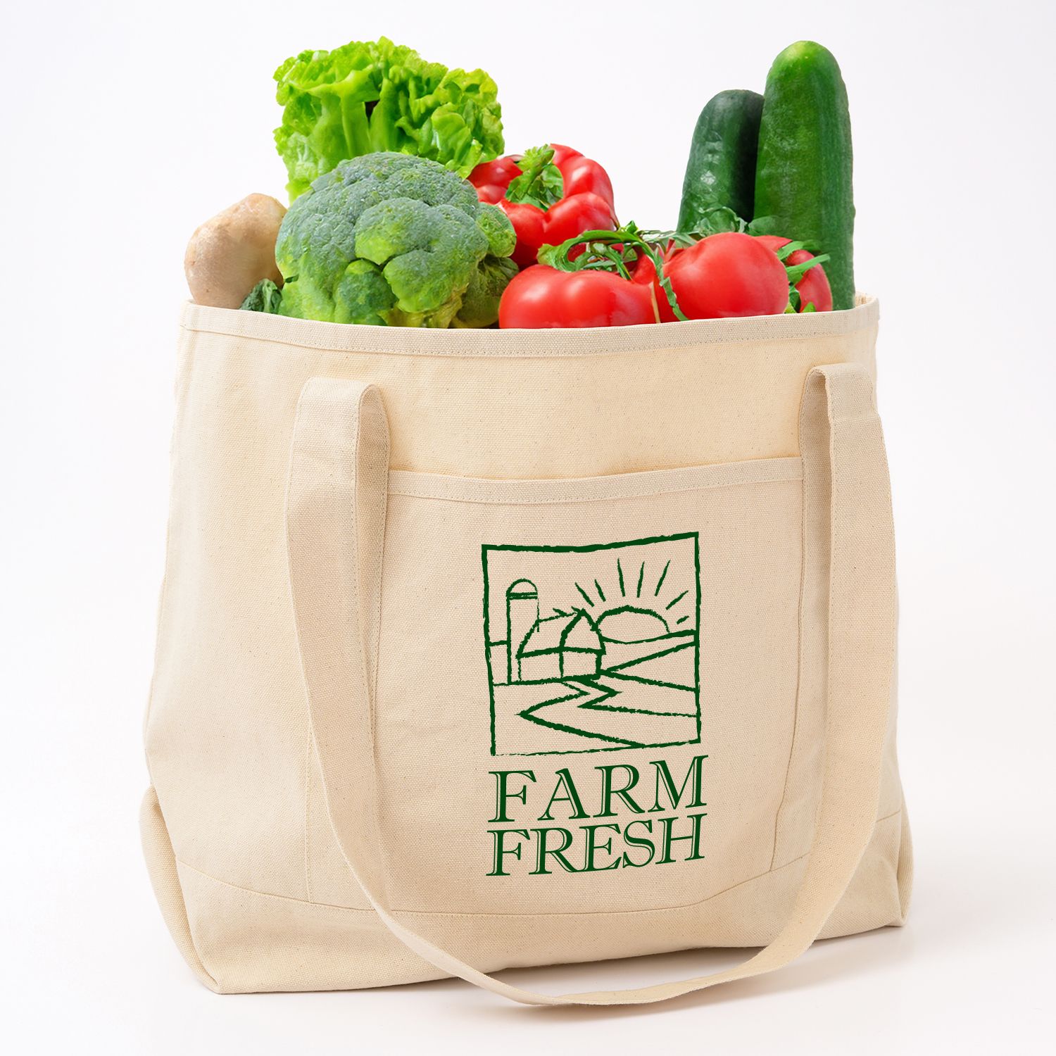 SARATOGA RECYCLED COTTON TOTE 10 OZ 3