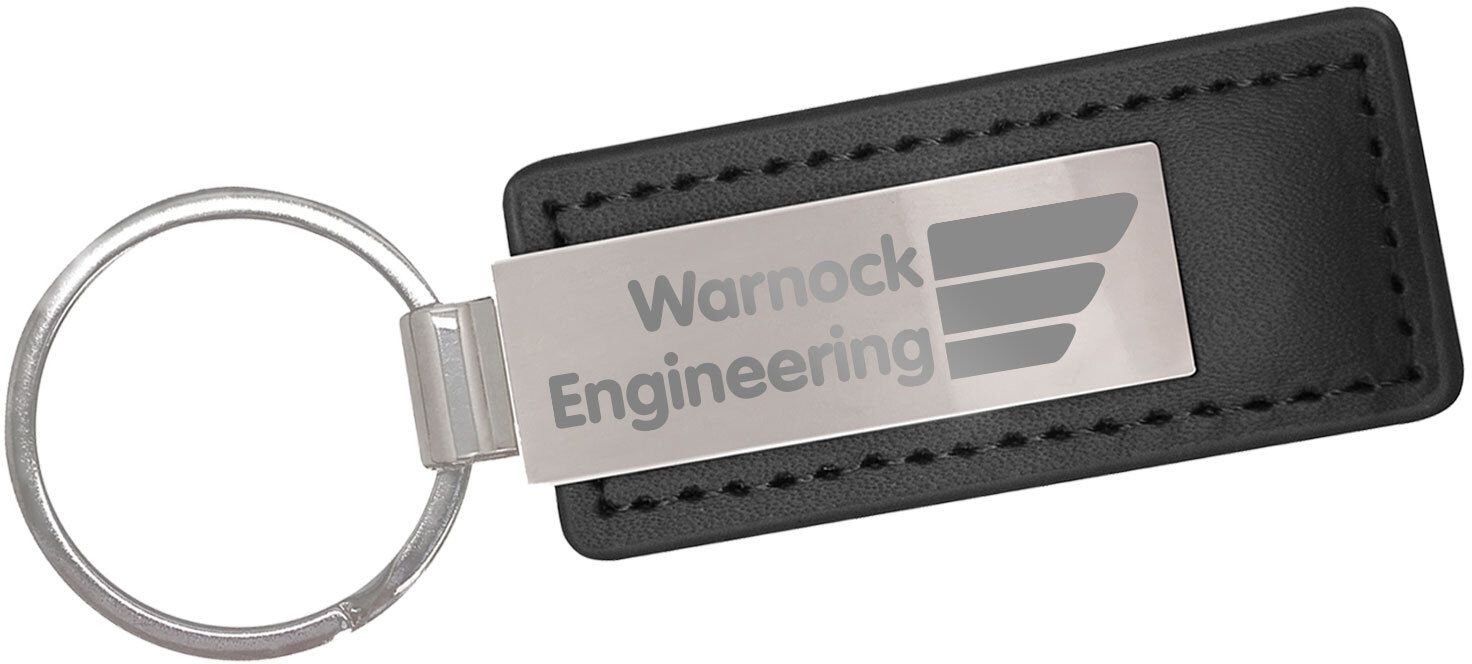 DUAL LEATHERETTE KEYCHAIN GIFT SET 3