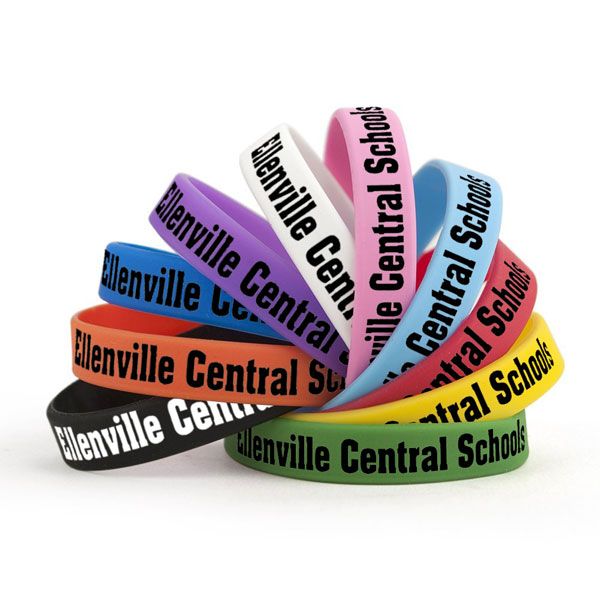 SILICONE WRIST BAND SCREEN PRINT 2