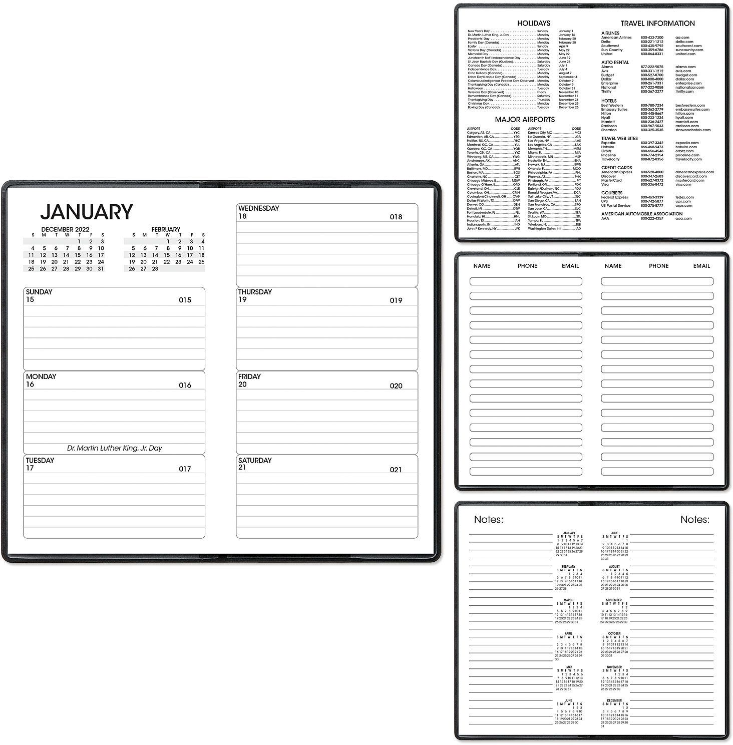 RICHFORD CLASSIC WEEKLY POCKET CALENDAR 5