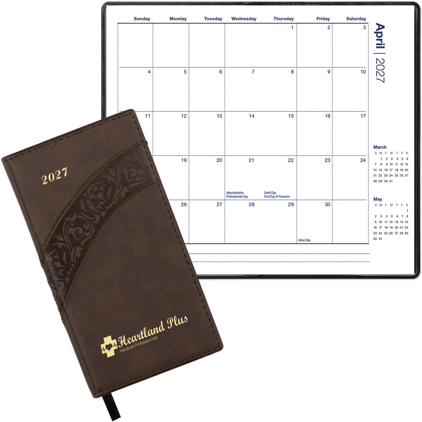 TUSCANY CLASSIC MONTHLY POCKET CALENDAR 4