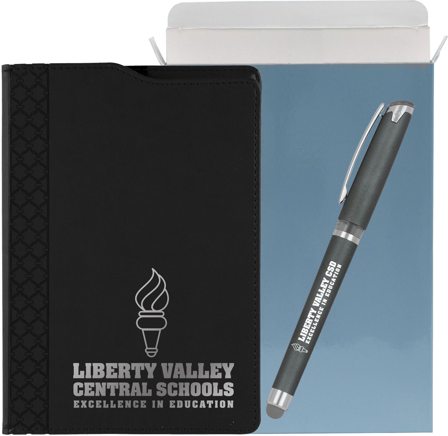 MONTABELLA JOURNAL AND COMPASS PEN GIFT SET 2