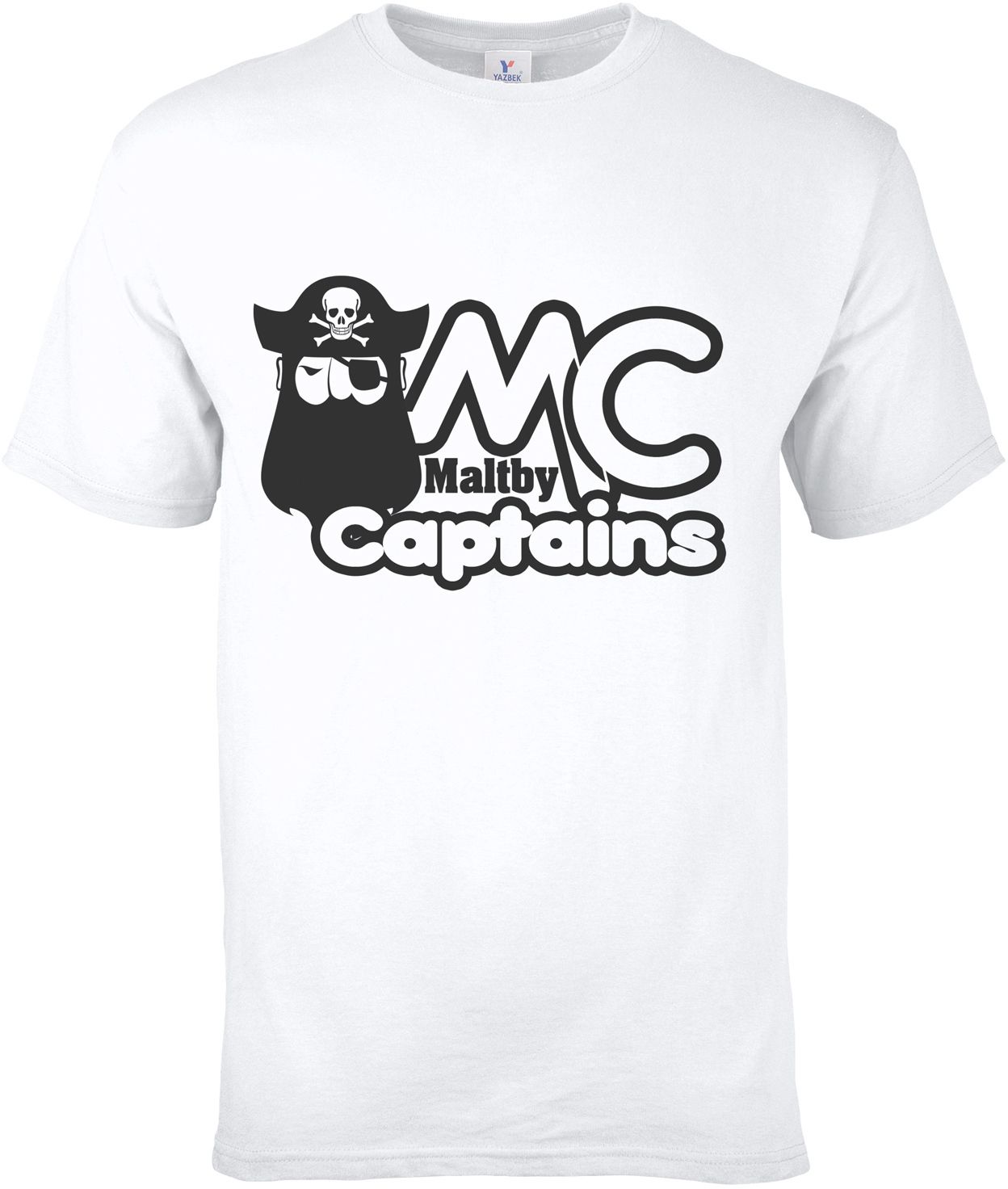 100% COTTON T-SHIRT-WHITE(SCREENED) 2