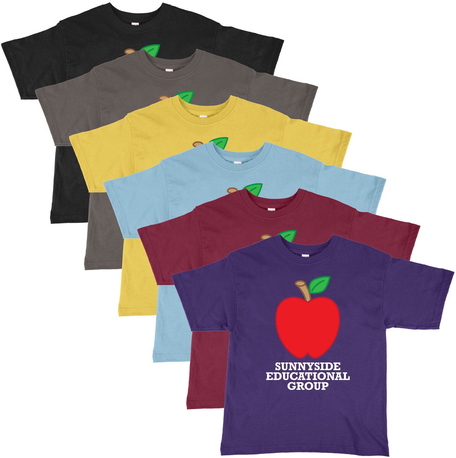 M&O YOUTH SOFT T-SHIRT 100% COTTON FULL COLOR 5