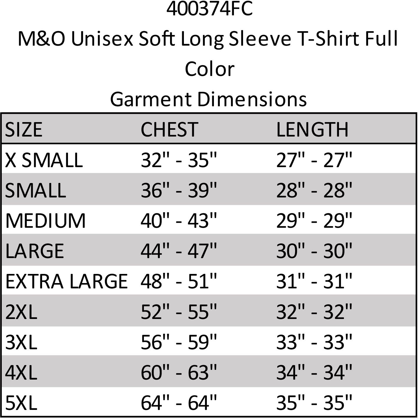 M&O UNISEX SOFT LONG SLEEVE T-SHIRT FULL COLOR 5