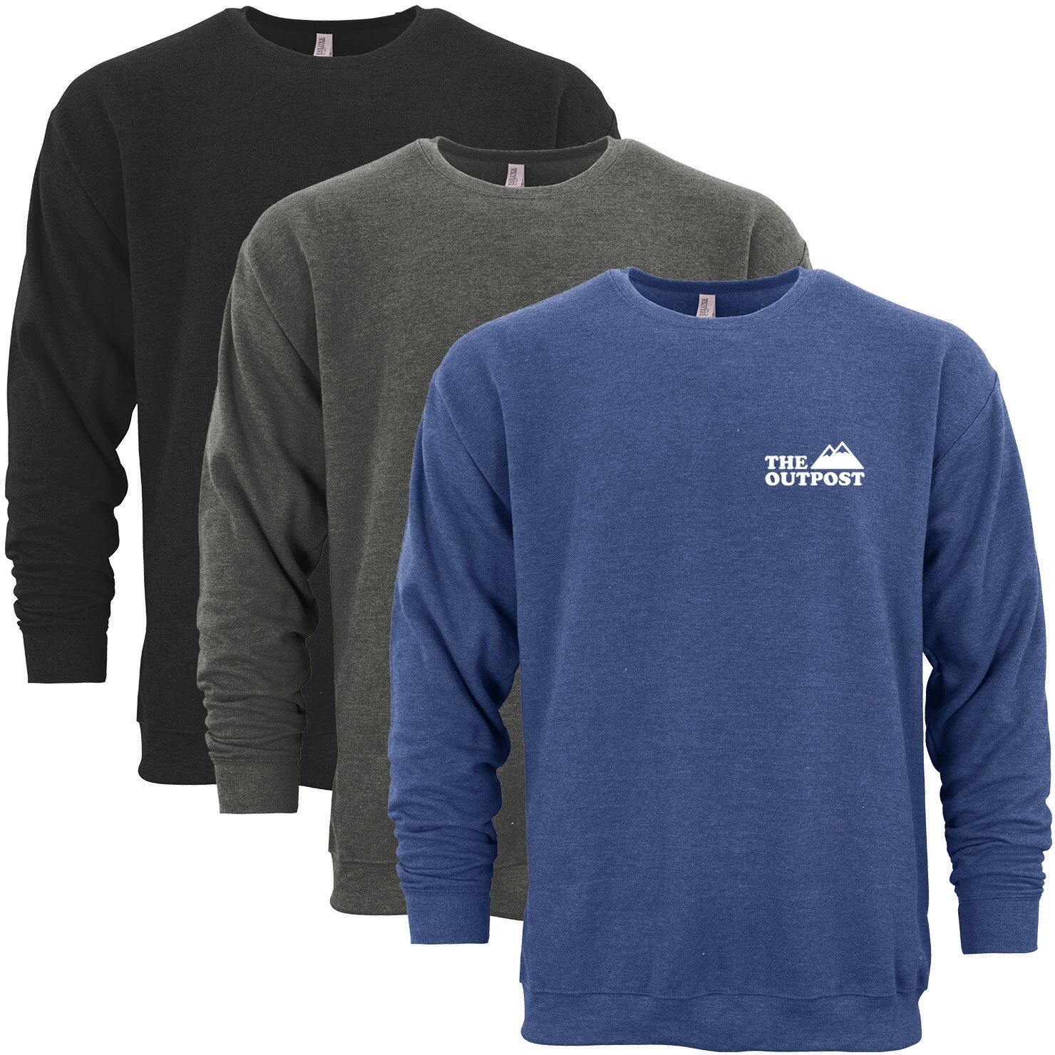 M&O UNISEX CREWNECK SWEATSHIRT SCREENED 3