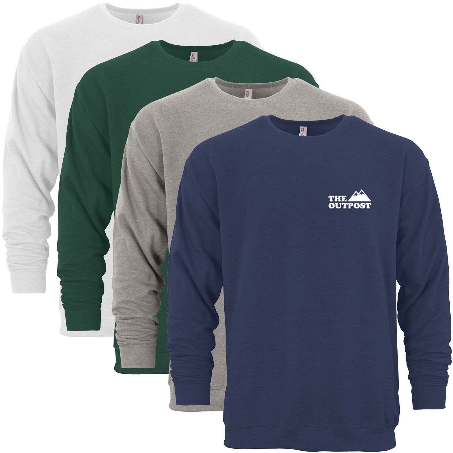 M&O UNISEX CREWNECK SWEATSHIRT SCREENED 6