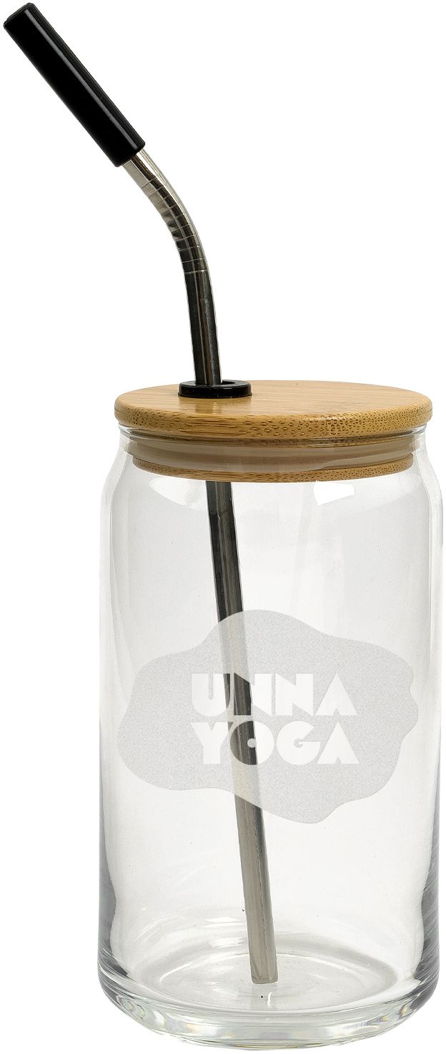 ETCHED CAN GLASS 16 OZ 5