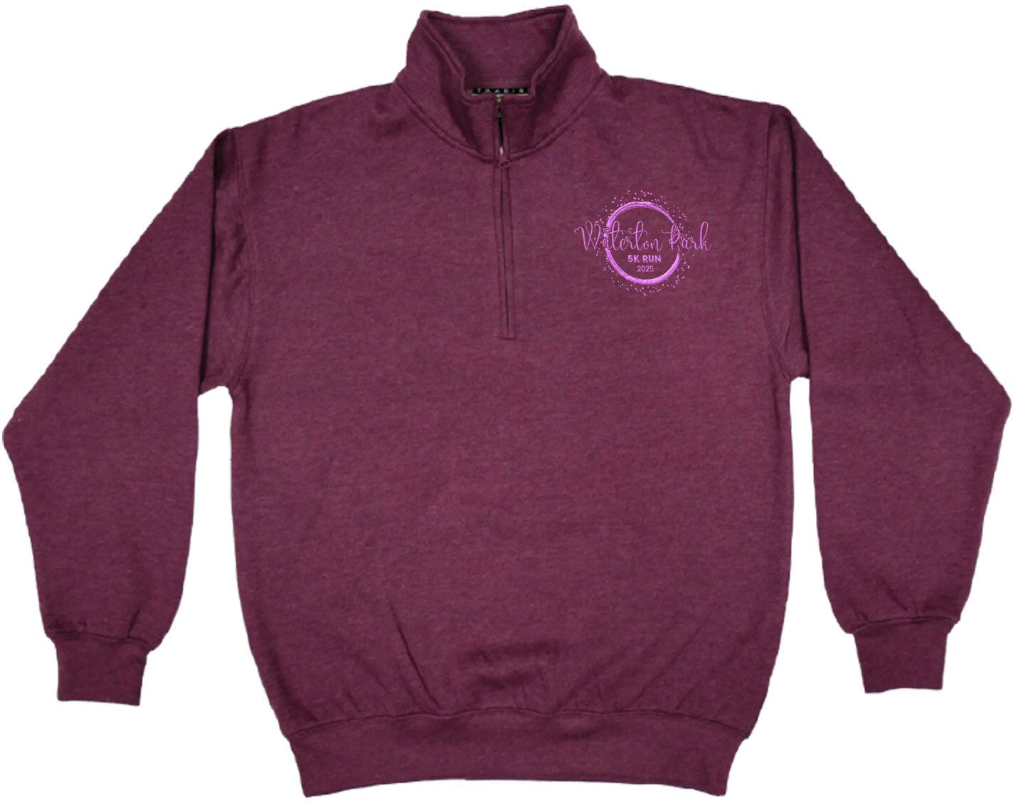 ADULT 1/4 ZIP FLEECE PULLOVER - EMBROIDERED 3