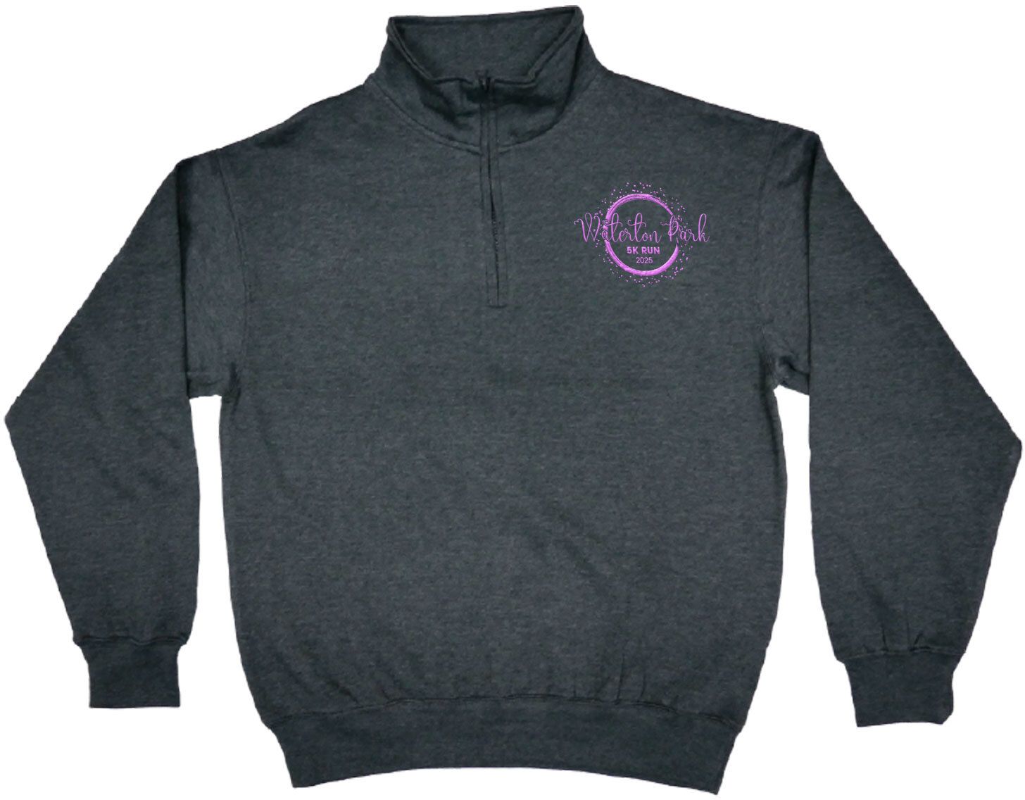 ADULT 1/4 ZIP FLEECE PULLOVER - EMBROIDERED 5