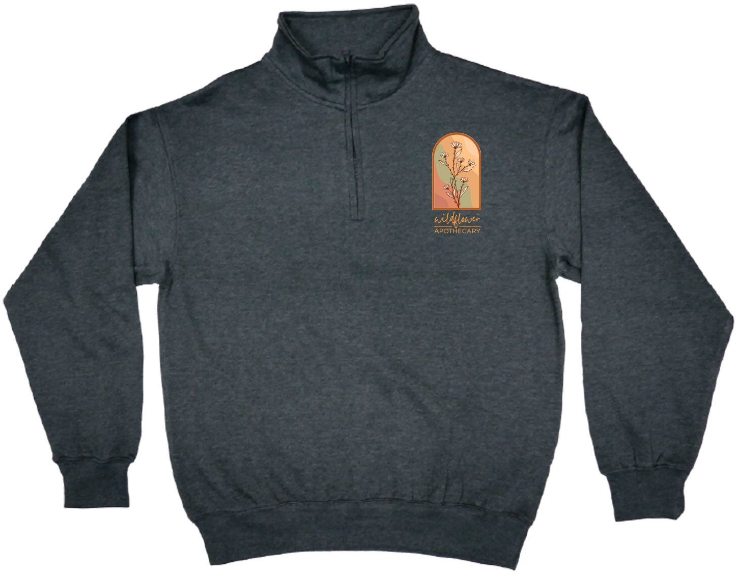 Full Color Unisex 1/4 Zip Fleece Pullover, custom hoodie or sweatshirt with logo imprint 3