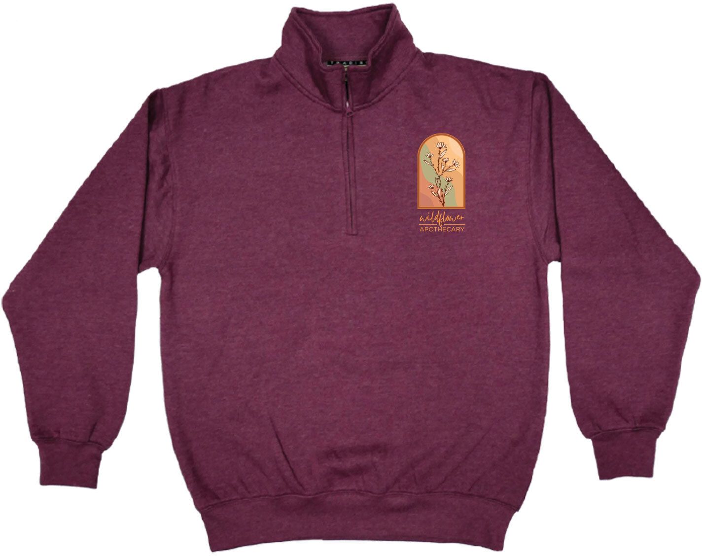 Full Color Unisex 1/4 Zip Fleece Pullover, custom hoodie or sweatshirt with logo imprint 7