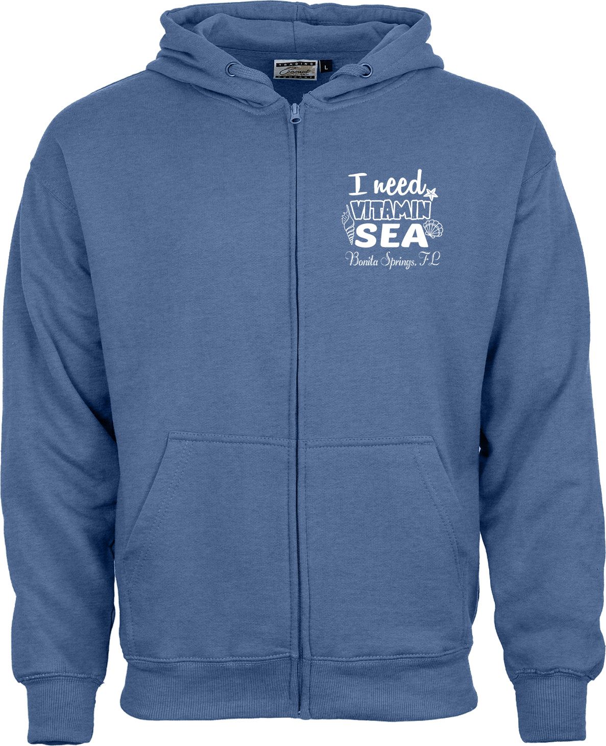 ADULT FULL ZIP VANTAGE HEATHER HOODIE - SCREEN 3