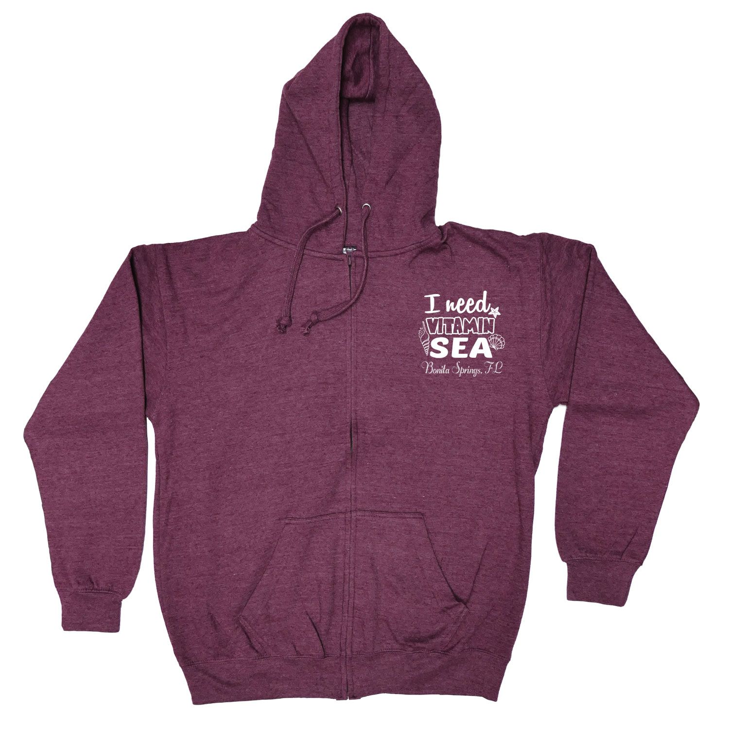 ADULT FULL ZIP VANTAGE HEATHER HOODIE - SCREEN 8