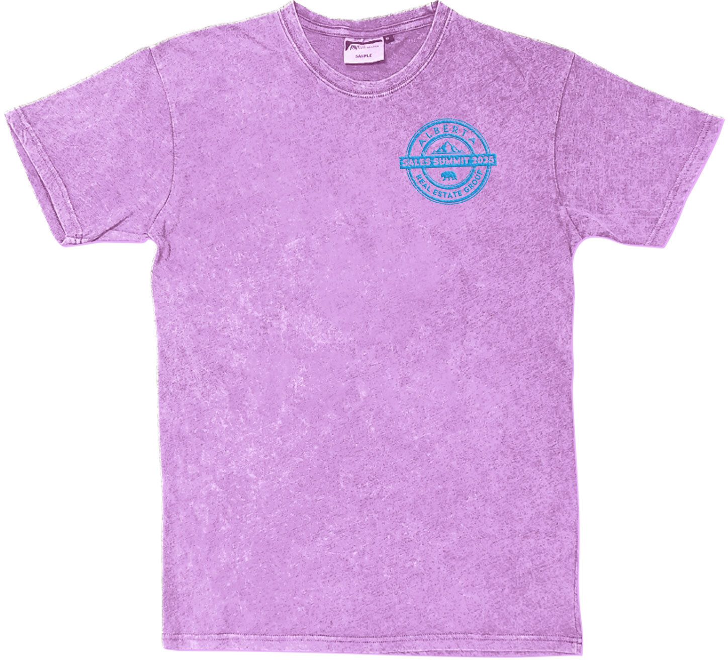 ACID WASH SHORT SLEEVE T-SHIRT - EMBROIDERED 3