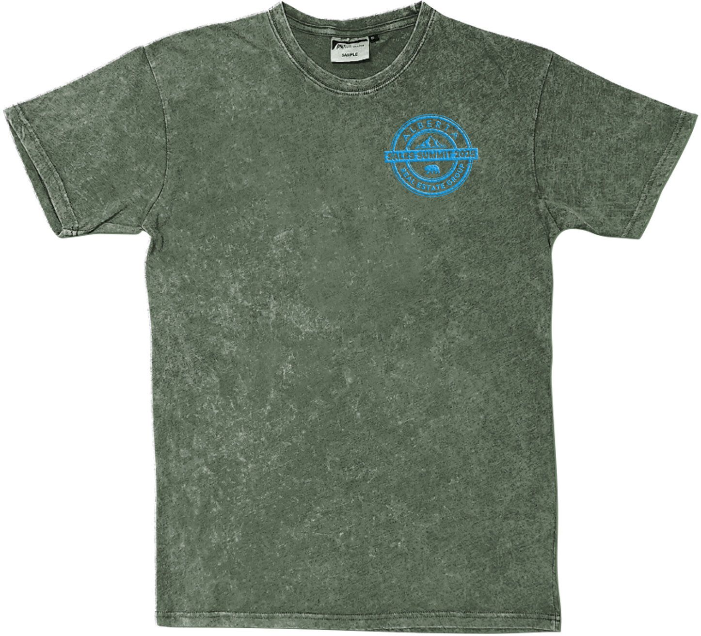 ACID WASH SHORT SLEEVE T-SHIRT - EMBROIDERED 4