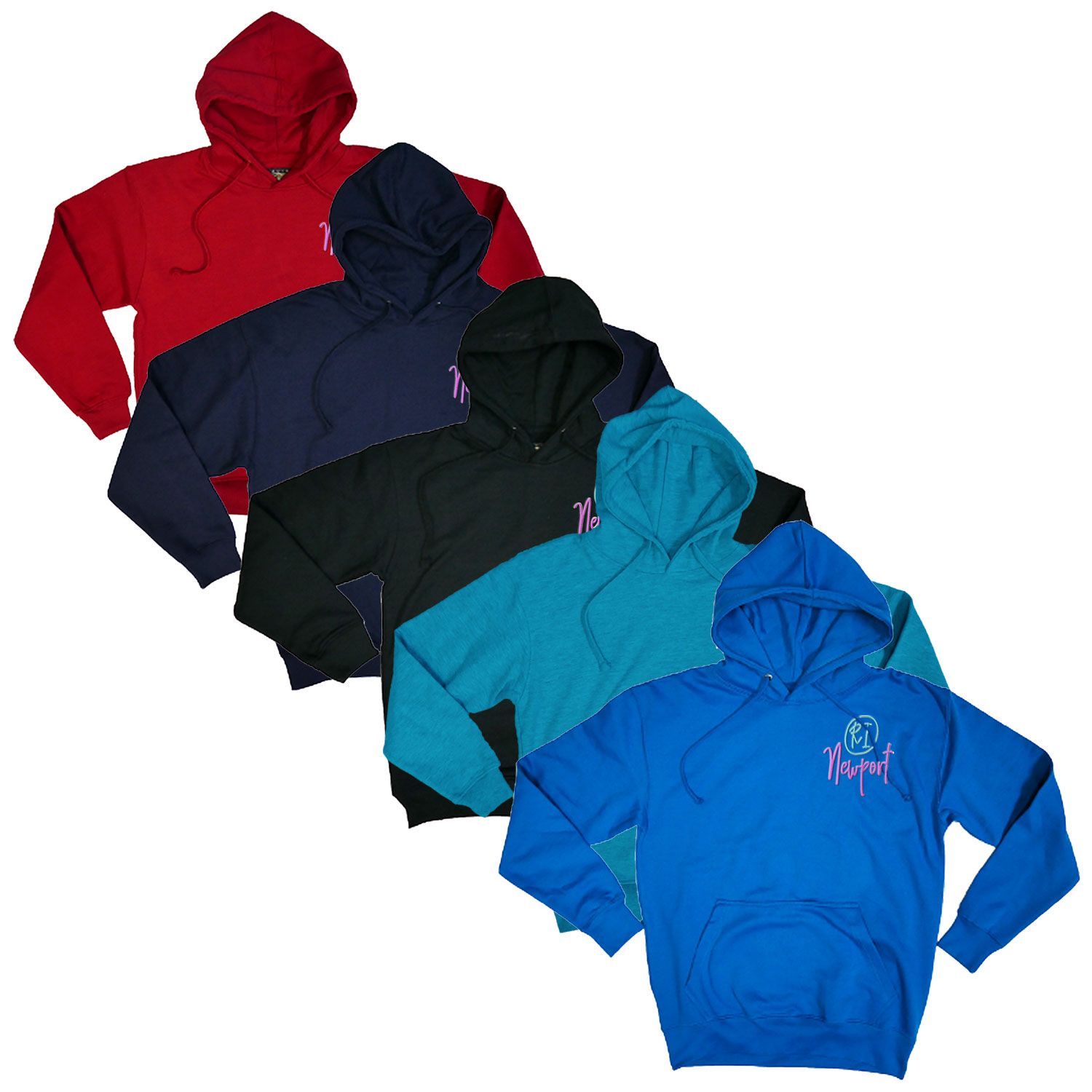 ADULT FLEECE HOODIE EMBROIDERED 3