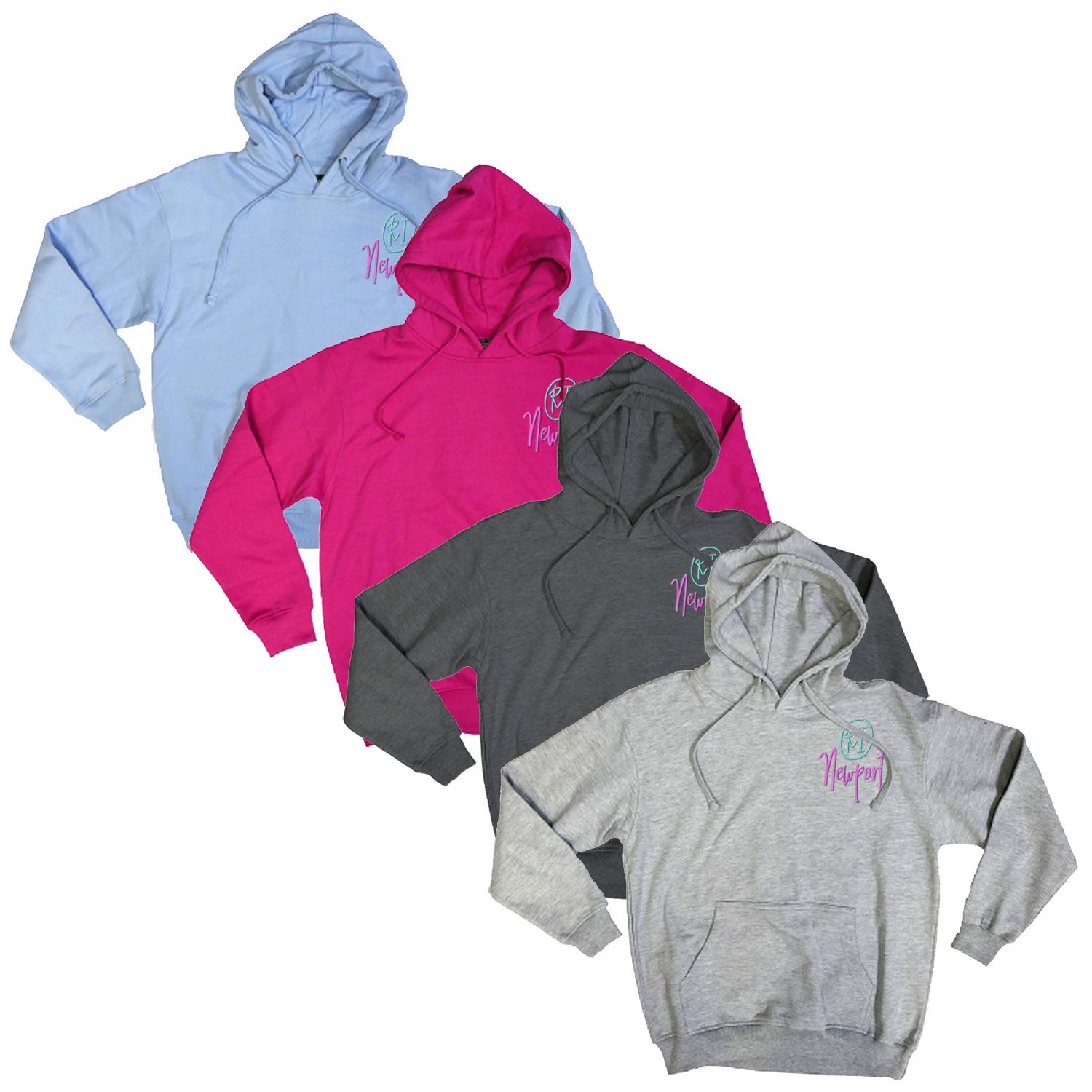 ADULT FLEECE HOODIE EMBROIDERED 6