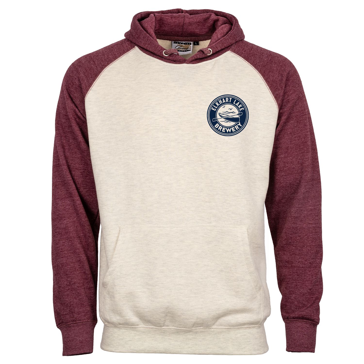 ADULT FLEECE COLORBLOCK BASEBALL HOODIE-SCREEN 5