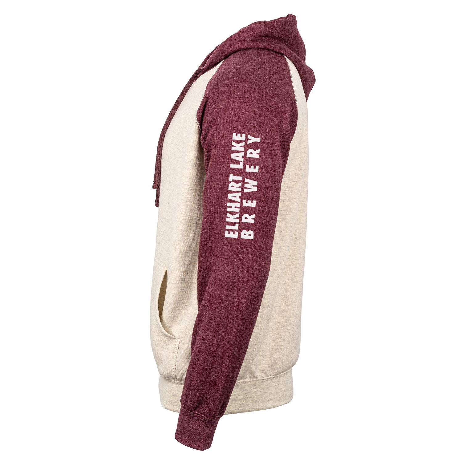 ADULT FLEECE COLORBLOCK BASEBALL HOODIE-SCREEN 3