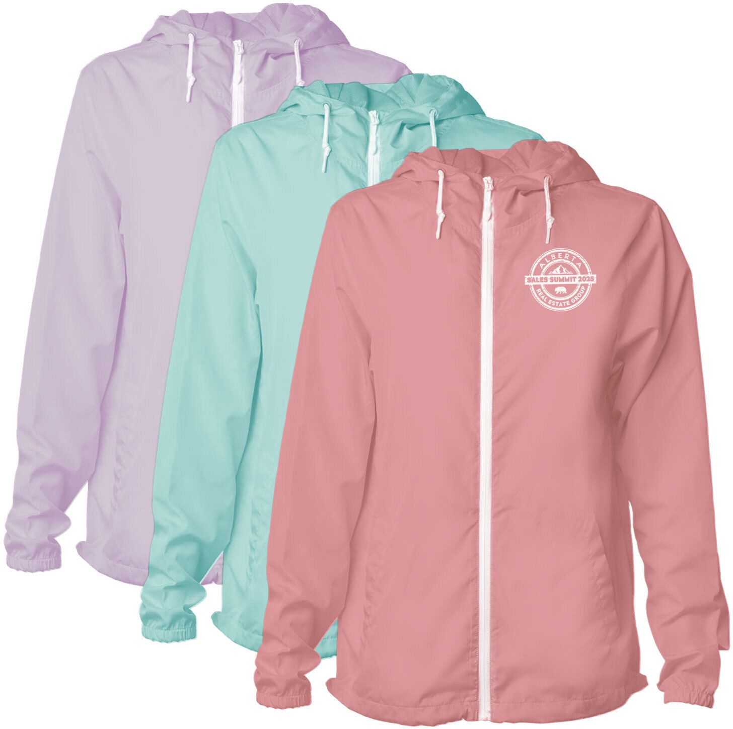ADULT LT WT WINDBREAKER ZIP JKT-SCN 3