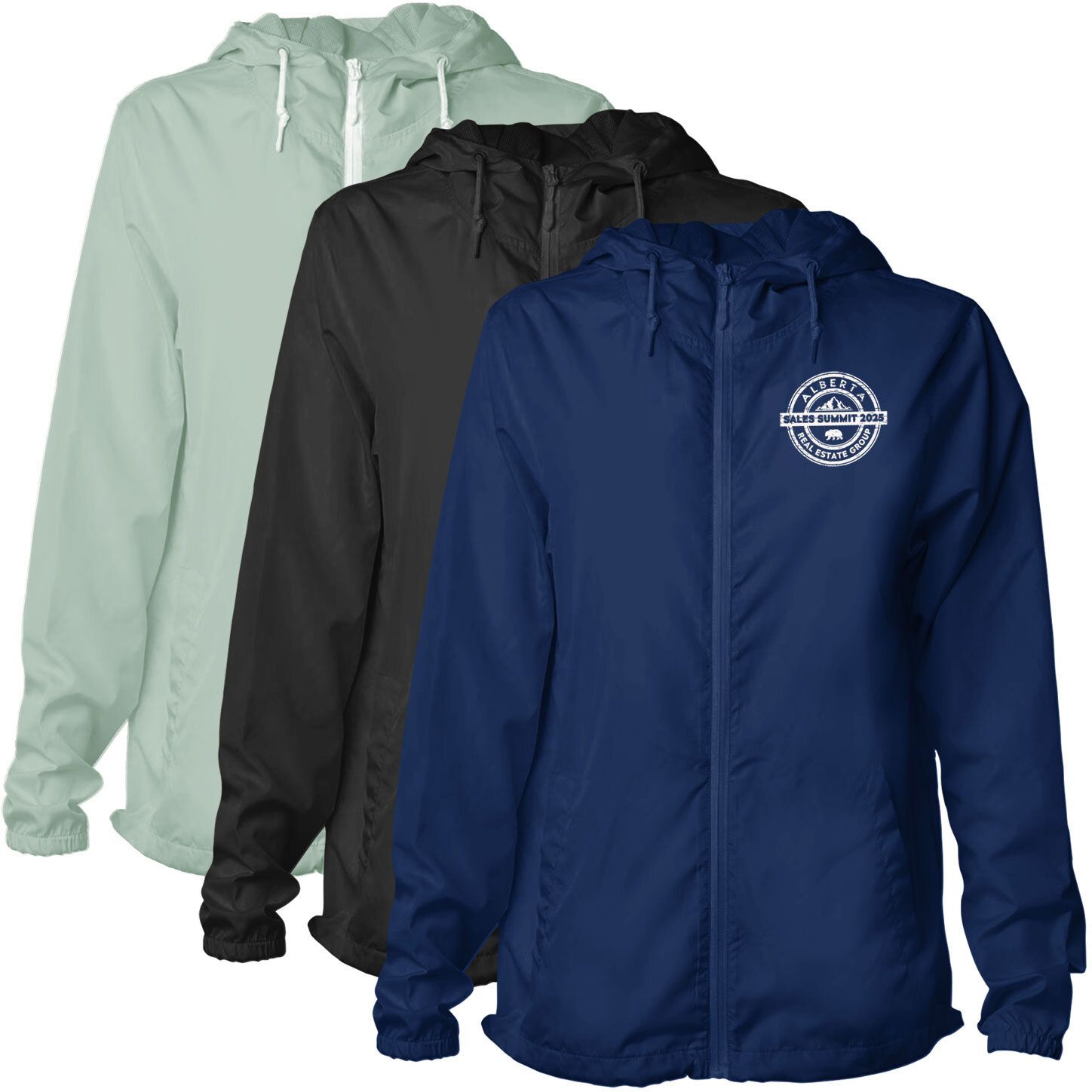 ADULT LT WT WINDBREAKER ZIP JKT-SCN 7