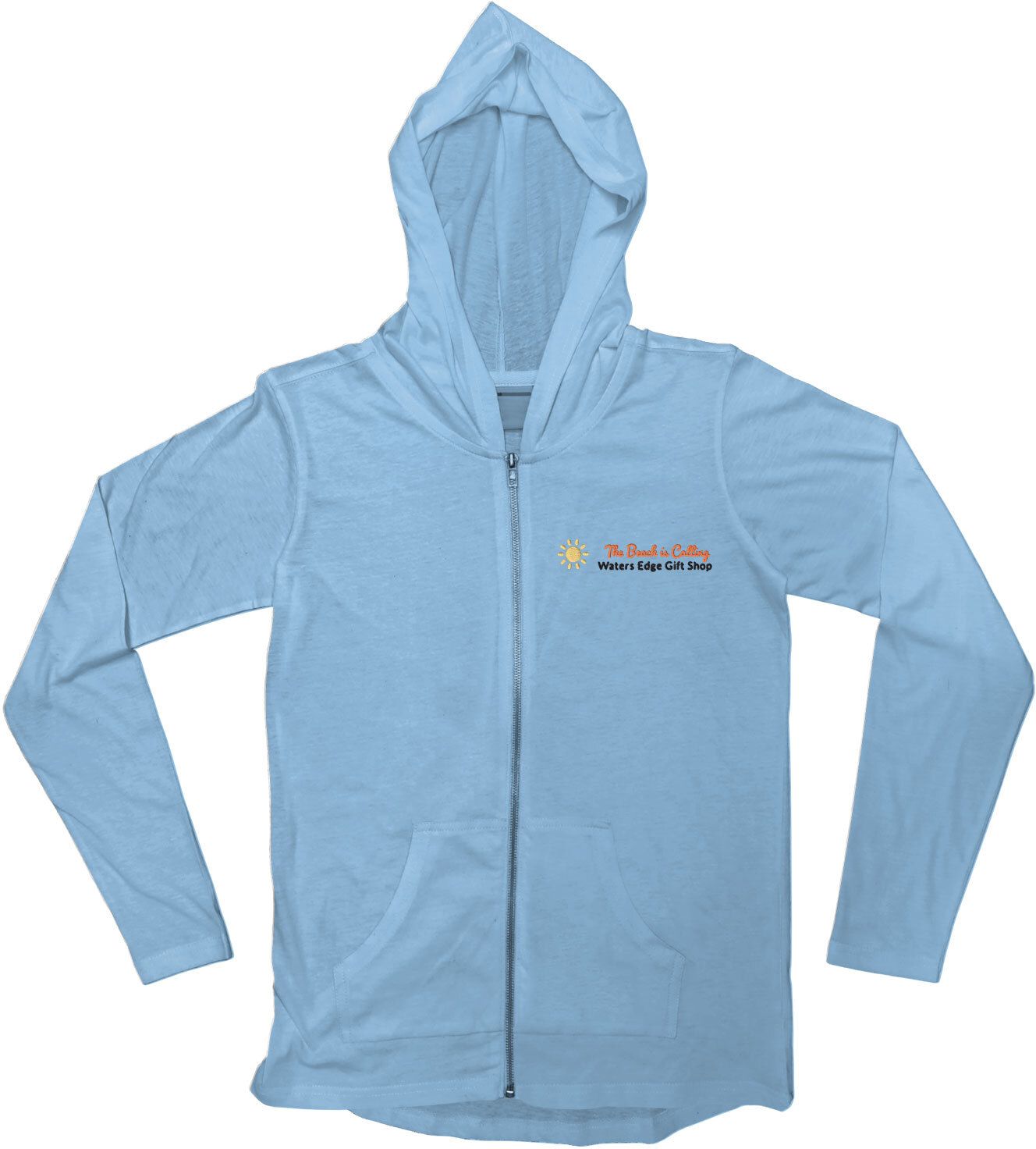 Light Weight Full Zip Hooded Jersey - Embroidered, custom jacket with logo imprint 3