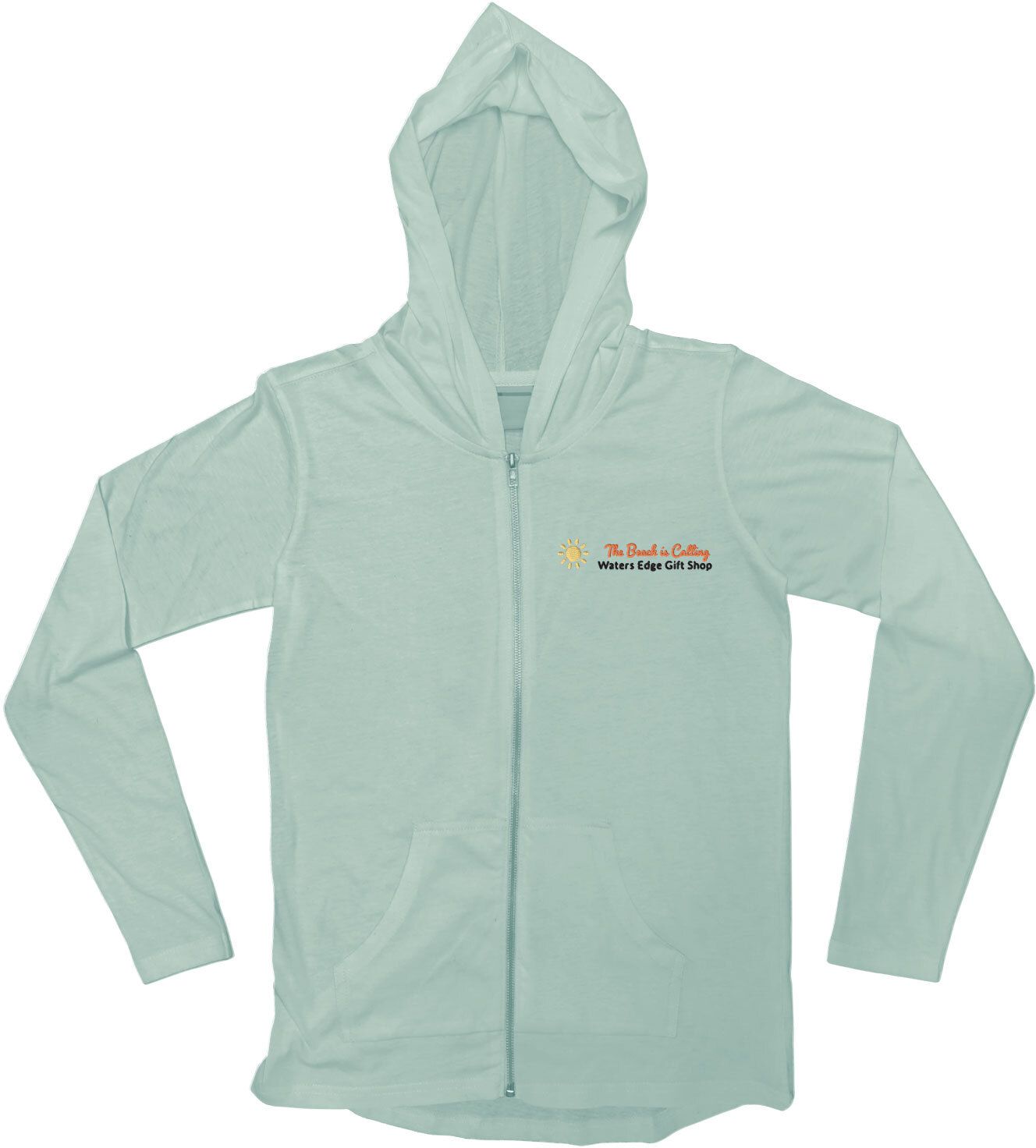 Light Weight Full Zip Hooded Jersey - Embroidered, custom jacket with logo imprint 4