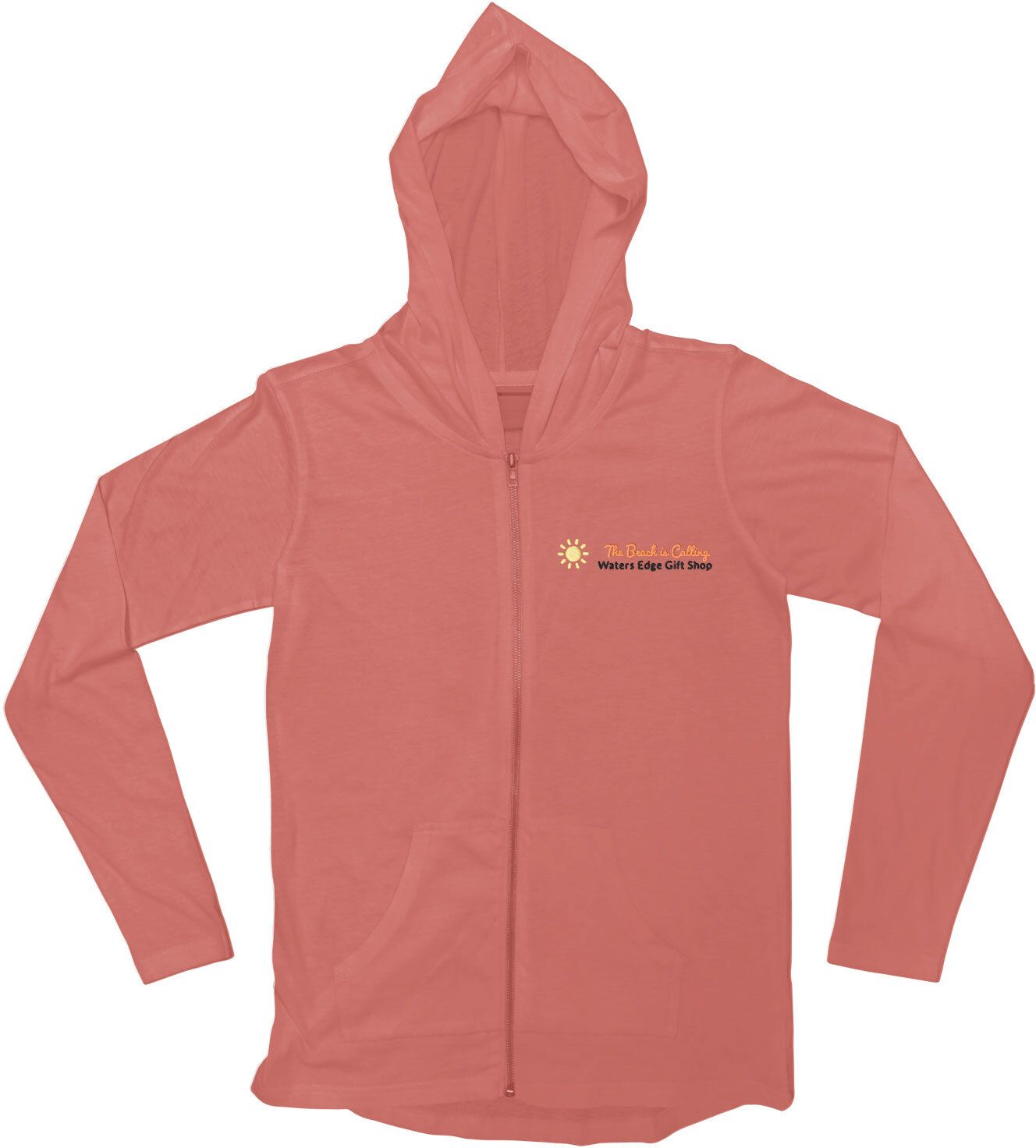Light Weight Full Zip Hooded Jersey - Embroidered, custom jacket with logo imprint 5