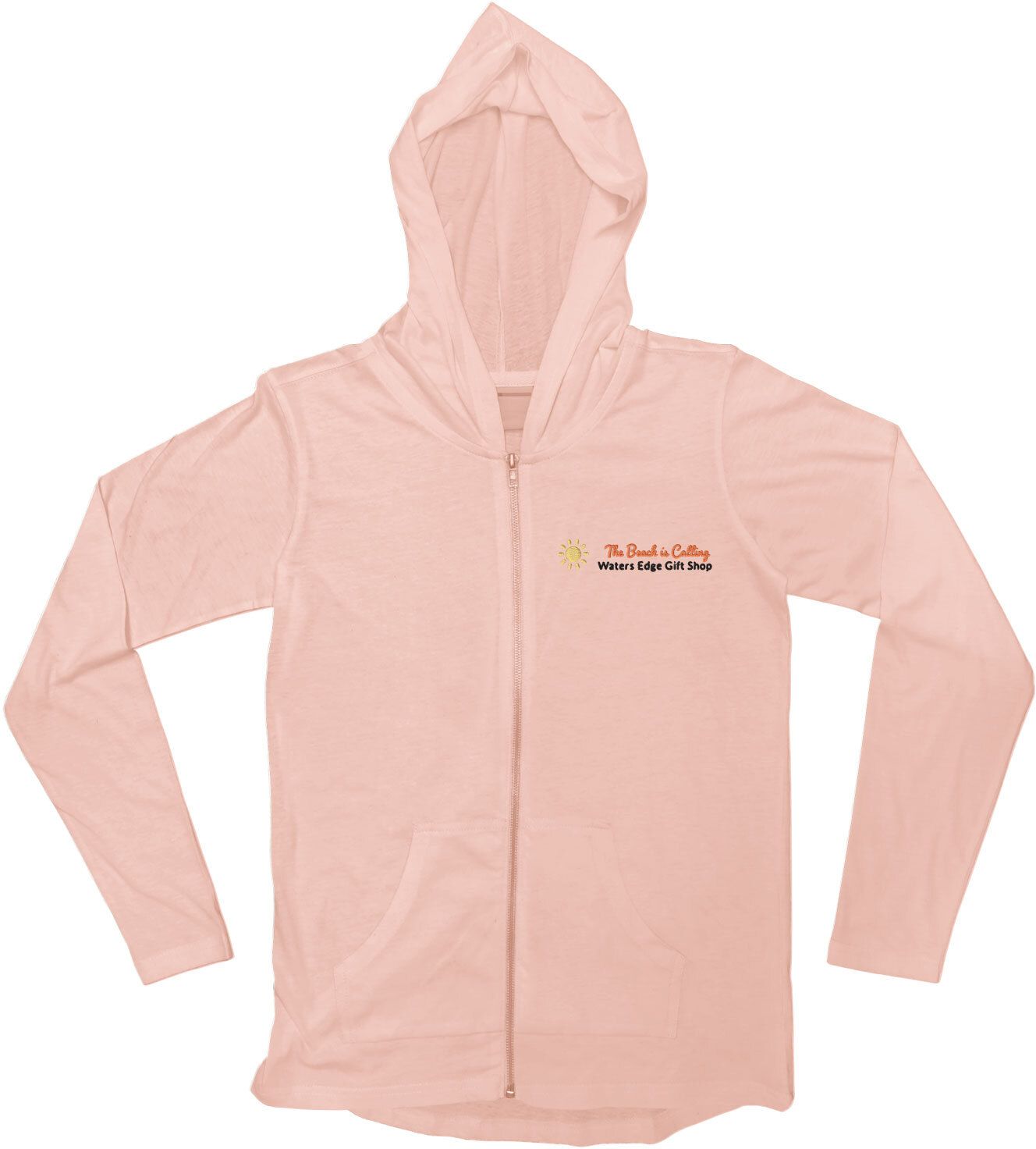 Light Weight Full Zip Hooded Jersey - Embroidered, custom jacket with logo imprint 6