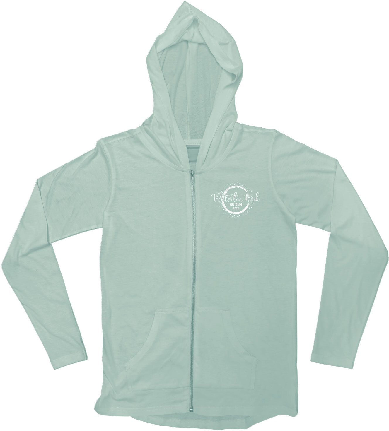 Light Weight Full Zip Hooded Jersey - Screen, custom hoodie or sweatshirt with logo imprint 4