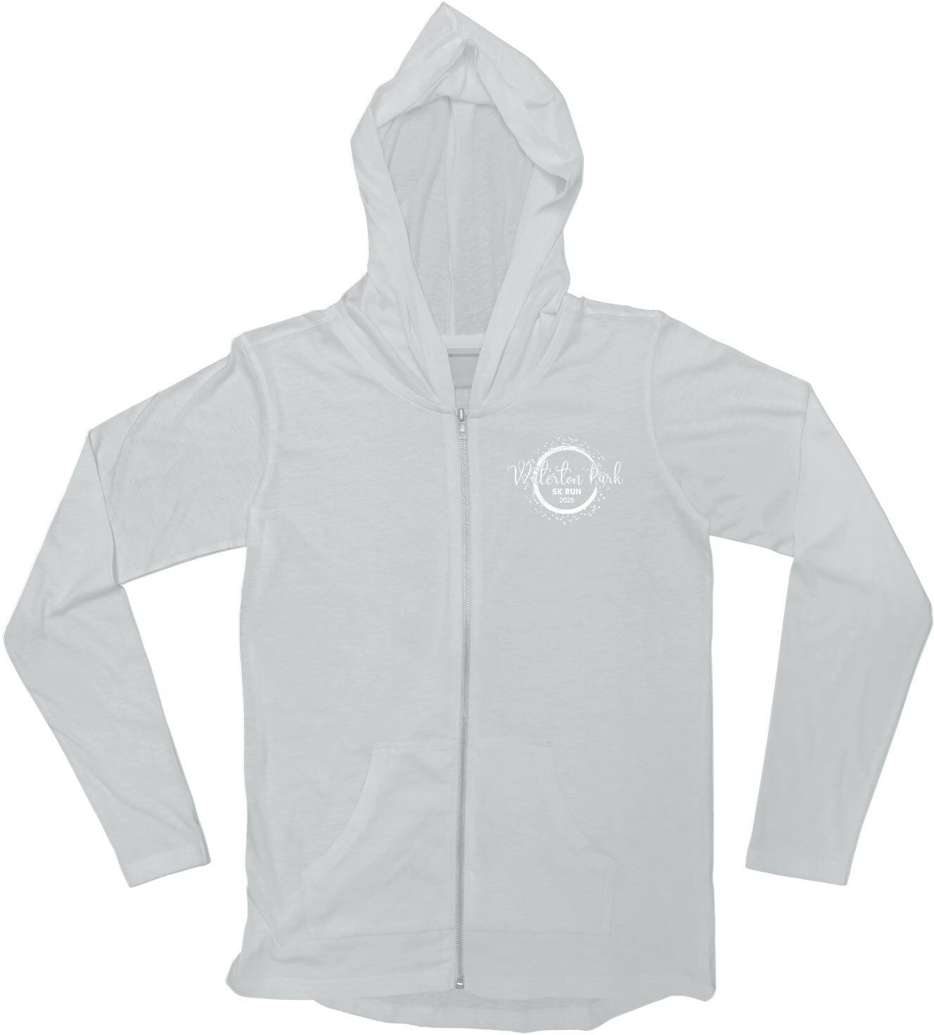 Light Weight Full Zip Hooded Jersey - Screen, custom hoodie or sweatshirt with logo imprint 9