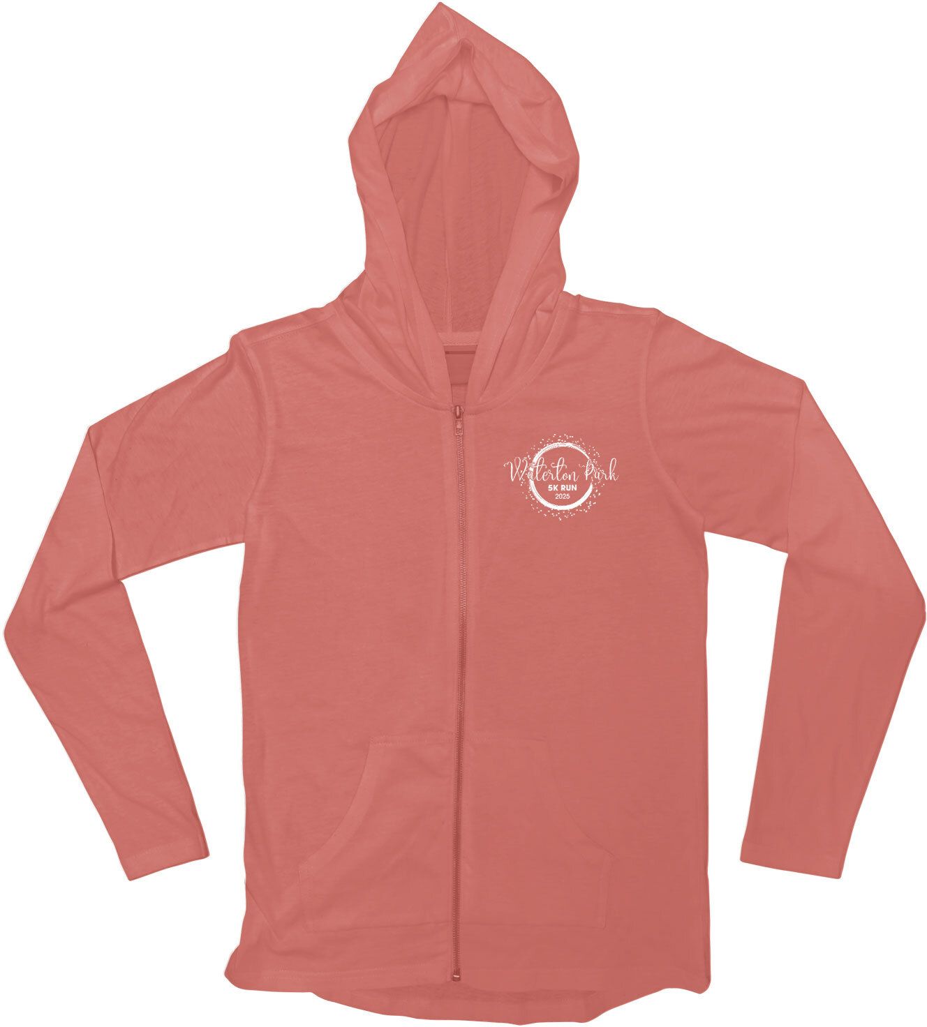 Light Weight Full Zip Hooded Jersey - Screen, custom hoodie or sweatshirt with logo imprint 10