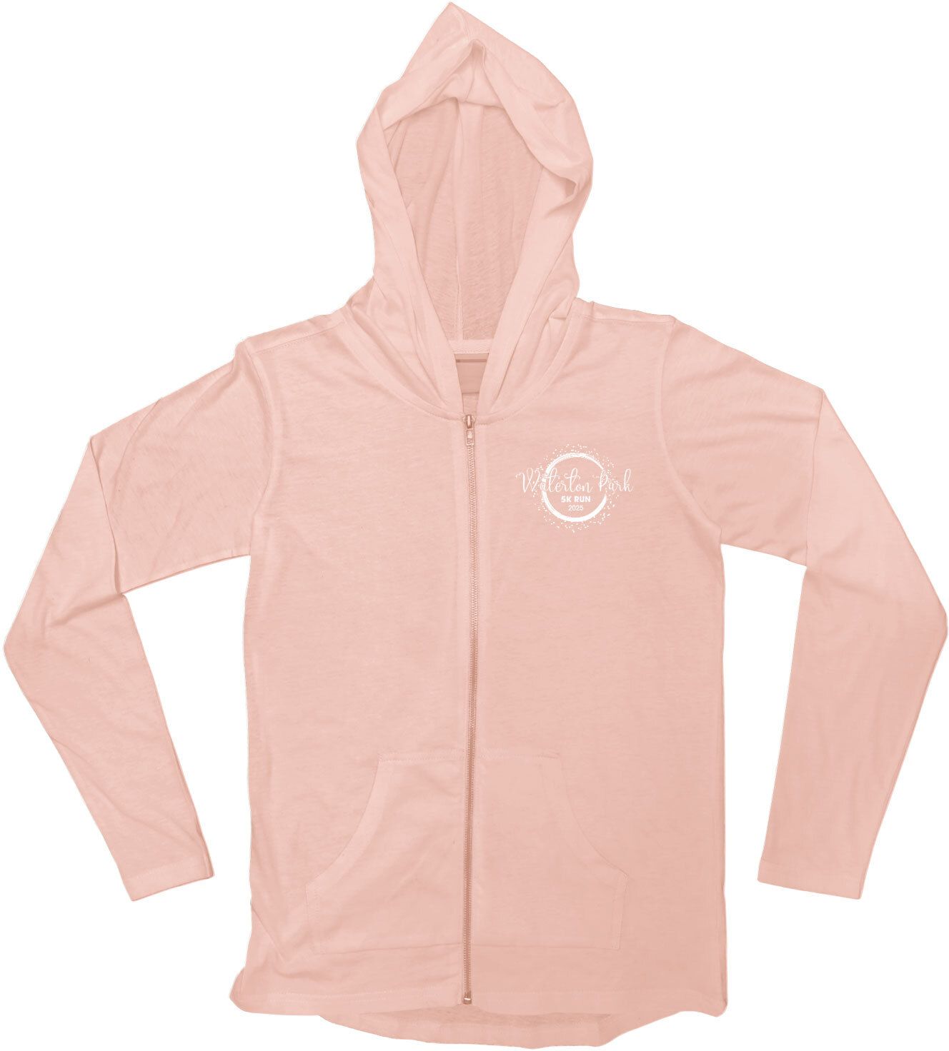 Light Weight Full Zip Hooded Jersey - Screen, custom hoodie or sweatshirt with logo imprint 5