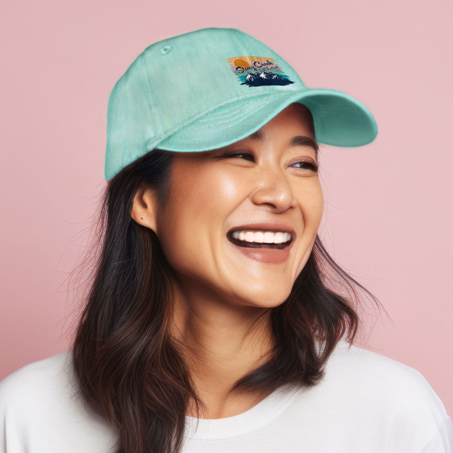 LIGHTWEIGHT PERFORMANCE POLYESTER CAP-EMBROIDERED 2