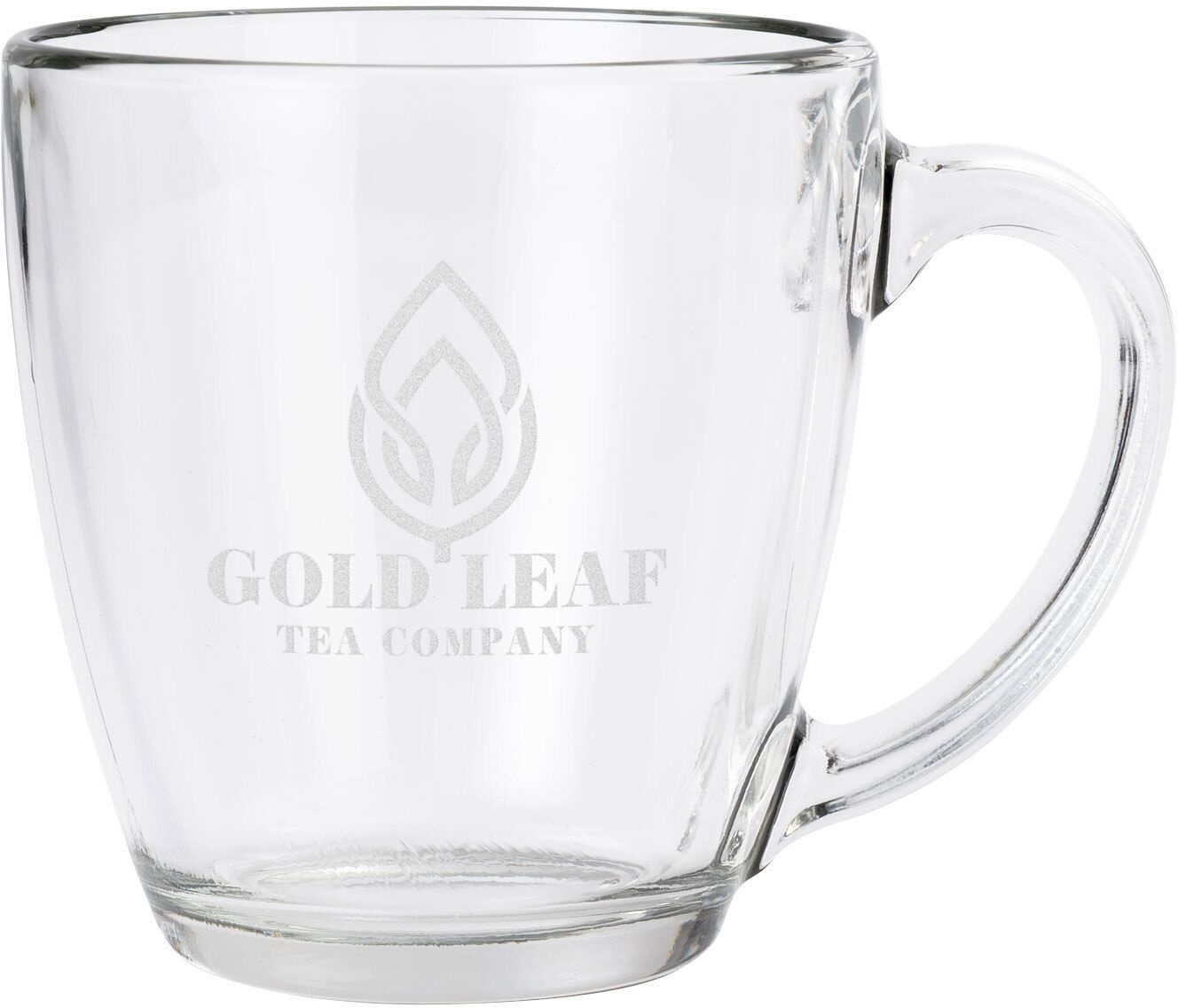 ETCHED TAPERED GLASS MUG 15.5 OZ 3