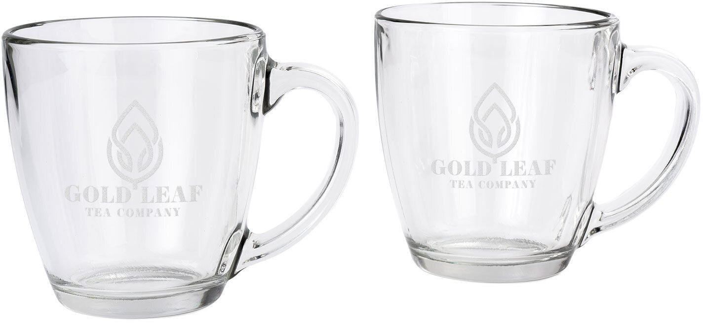ETCHED TAPERED GLASS MUG 15.5 OZ 4