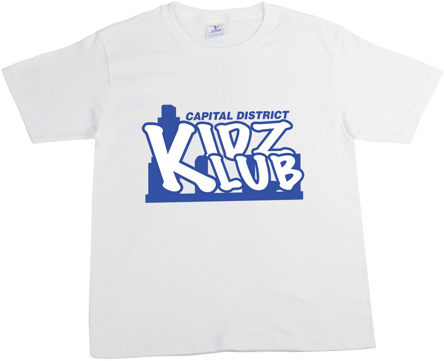 Screen Printed Youth 100% Cotton White T-shirt 3