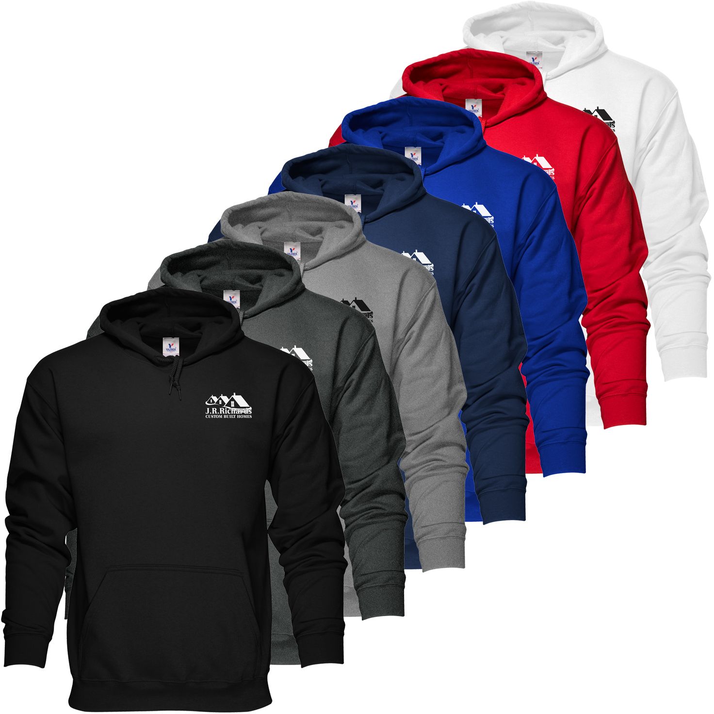 Pullover Hoodie - Screen Print, custom hoodie or sweatshirt with logo imprint 5