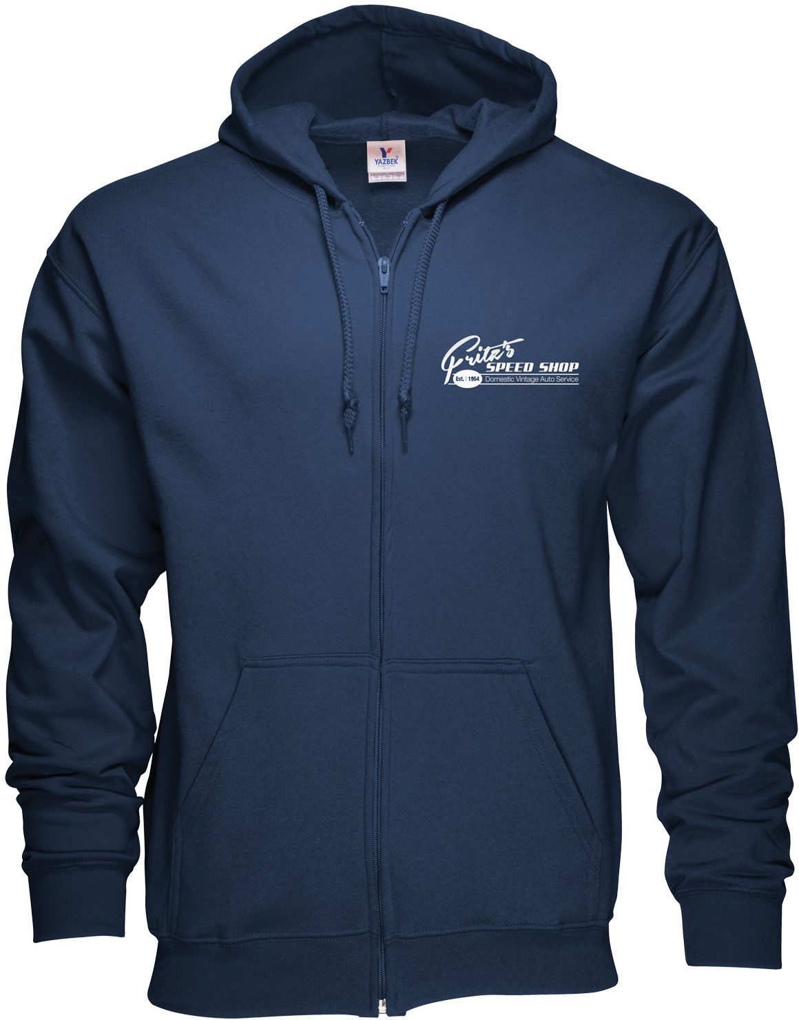 ZIPPERED HOODIE - SCREEN PRINT 2